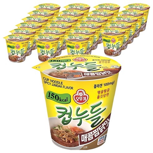 오뚜기 컵누들 매콤찜닭맛 45.5g