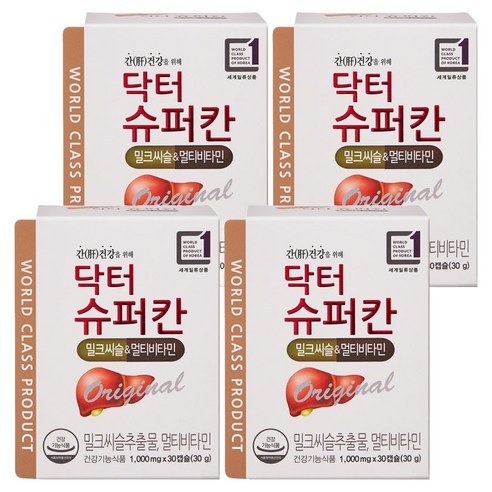 닥터슈퍼칸 밀크시슬, 30정, 4개