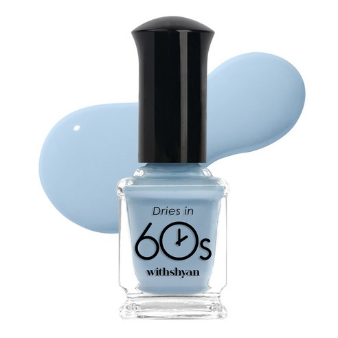위드샨 60초 매니큐어, M045파우더블루, 9ml, 1개
