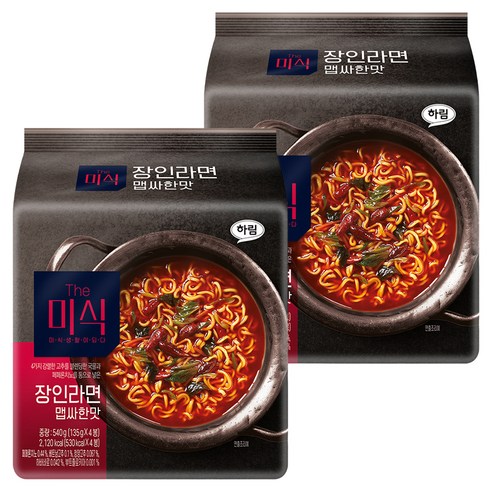 더미식 장인라면 맵싸한 맛 135g