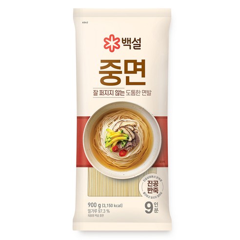 백설 중면, 900g, 1개