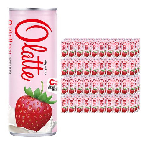 오라떼 동아오츠카 딸기, 240ml, 120개