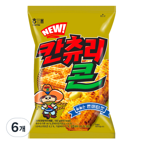해태제과 NEW 칸츄리콘 콘버터맛