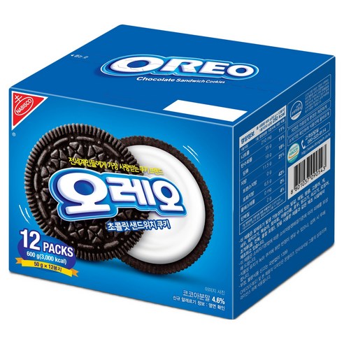 동서 오레오 화이트 샌드위치 쿠키