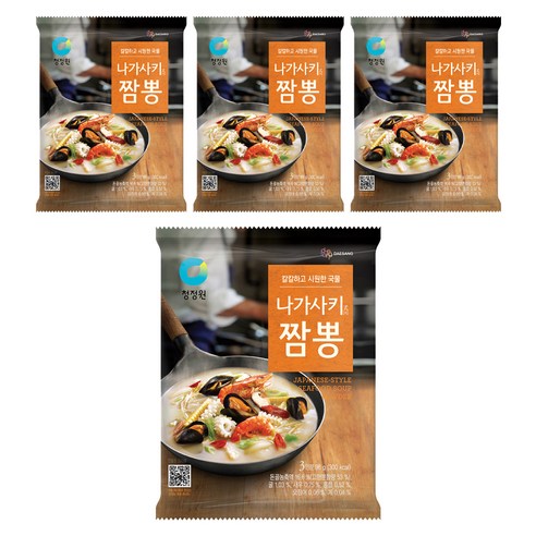 청정원 나가사키 짬뽕 베이스 96g, 4개