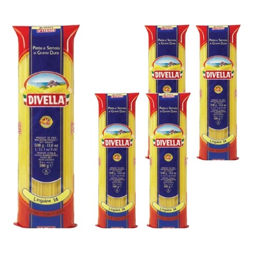 디벨라 링귀네 파스타, 500g, 5개