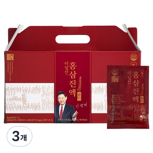 래오이경제 더힘찬 홍삼진액 골드 30p, 1.8L, 3개
