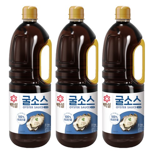 백설 굴소스, 2.1kg, 3개
