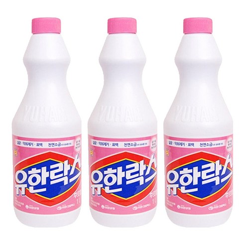 유한락스 후로랄, 1L, 3개