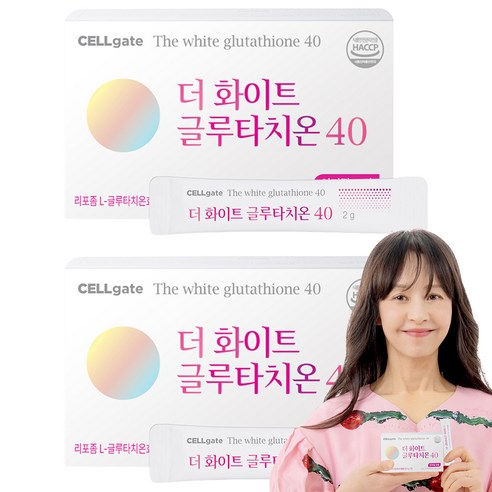 셀게이트 더화이트 글루타치온 40, 60g, 2개