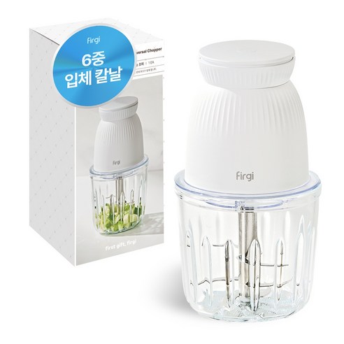 퍼기 6중 칼날 만능 초퍼 600ml