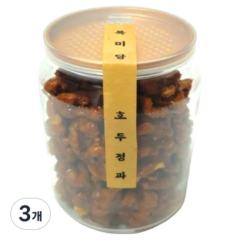복미당 프리미엄 수제 호두정과 캔포장