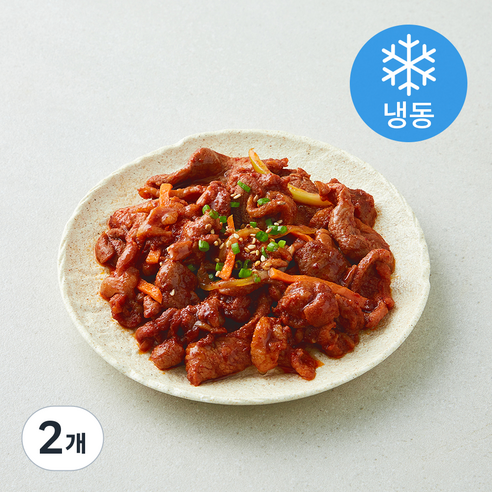 [로켓프레시] 퀸덕 고추장 양념 오리불고기 (냉동), 200g, 2개
