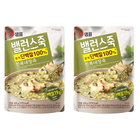 샘표 밸런스죽 전복내장죽