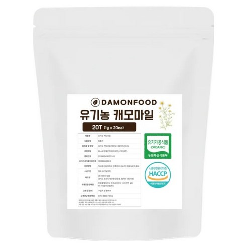 담온푸드 유기농 캐모마일 티백