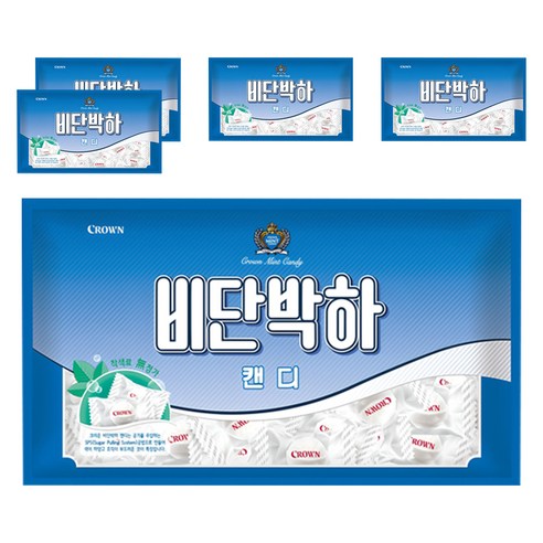 크라운 비단 박하 캔디