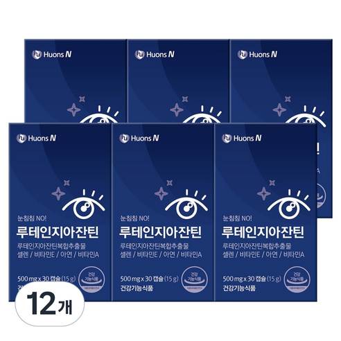 휴온스 루테인 지아잔틴 30p, 12개, 30정