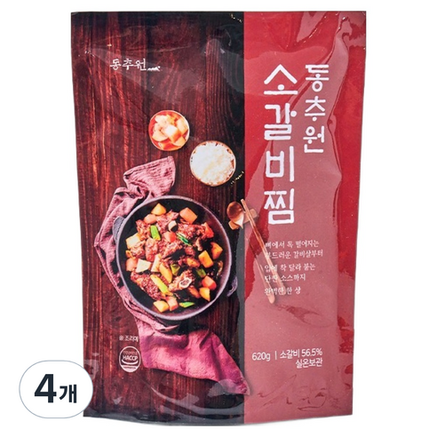 동추원 소갈비찜, 4개, 620g