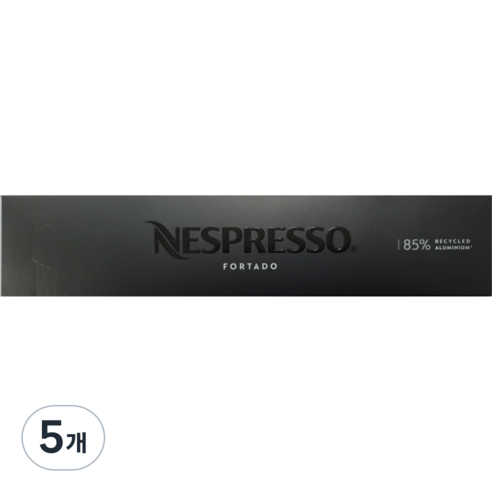 네스프레소 버츄오 포르타도 캡슐커피, 10g, 10개입, 5개
