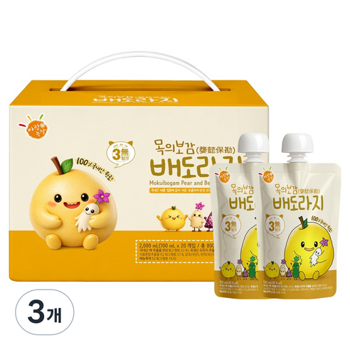 아람농장 목의보감 배도라지즙, 6L, 3개