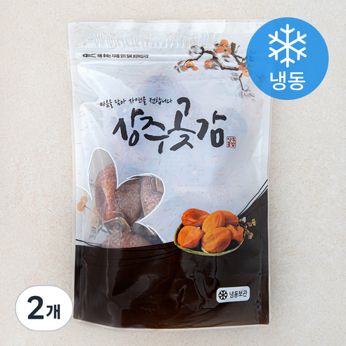 [로켓프레시] 다정다감푸드 숙성 흑곶감 (냉동), 2개, 400g