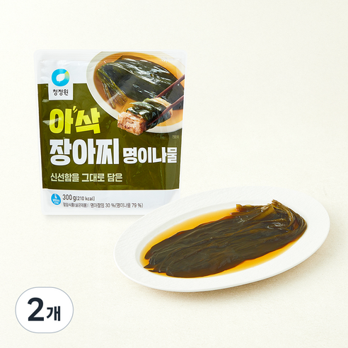 [로켓프레시] 청정원 아삭 장아찌 명이나물