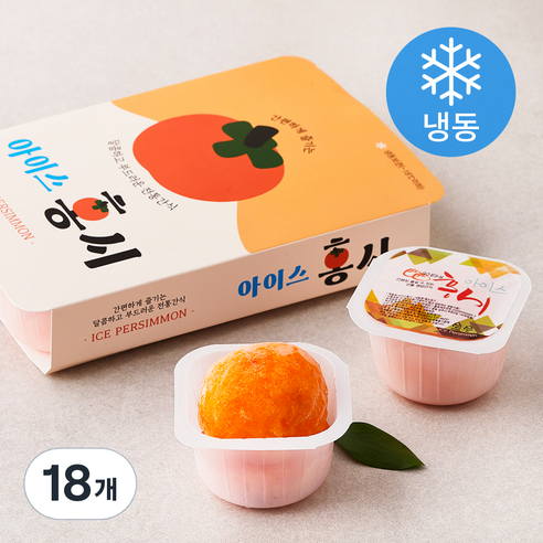 [로켓프레시] 아이스 홍시 (냉동), 90g, 18개