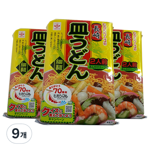 히가시마루 나가사키 사라 우동 120.8g