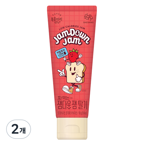 복음자리 짜먹는 잼다운잼 딸기