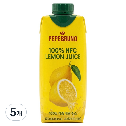 페페브루노 100% NFC 레몬 주스