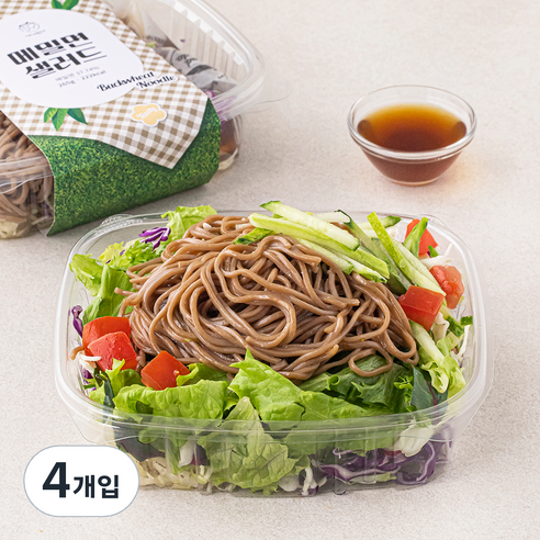 [로켓프레시] 세끼판다 메밀면 샐러드, 265g, 4개입