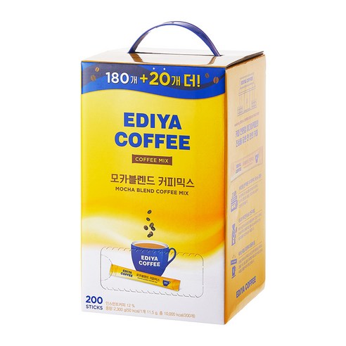 이디야 모카블렌드 커피믹스, 11.5g, 200개입, 1박스