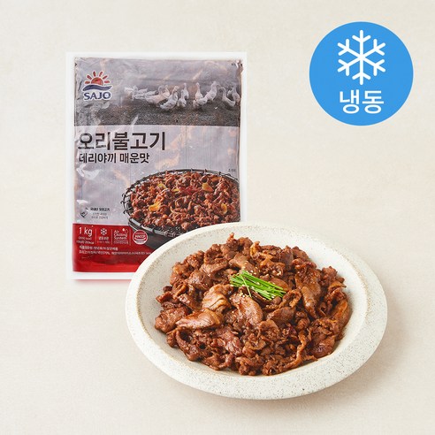 [로켓프레시] 사조원 오리불고기 데리야끼 매운맛 (냉동)