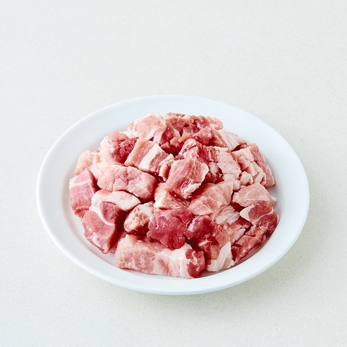 [로켓프레시] 설성목장 무항생제 인증 한돈 삼겹살 찌개용 (냉장)