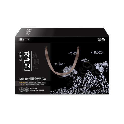 종근당 관절엔 자관원 MSM N-아세틸글루코사민 칼슘 30p