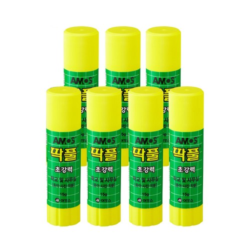아모스 딱풀 15g 7개입, 7개입, 15g