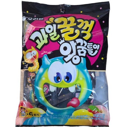 오리온 과일꿀꺽 왕꿈틀이 210g x12(1박스), 210g, 12개