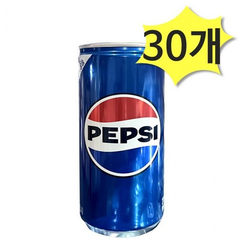 펩시 콜라 210ml x 30개 캔콜라 탄산음료, 210ml