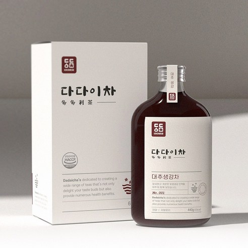 다다이차 대추생강차 수제차 국산차 건강차 액상차, 620g, 1개입, 1개