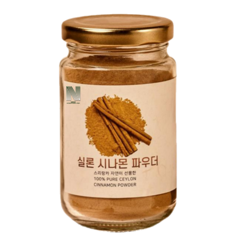 네이스팜 실론 시나몬 파우더 (스리랑카 최상위 Alba 등급 시나몬가루 계피가루), 80g, 1개