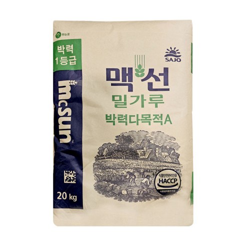 사조동아원 맥선 박력다목적용 밀가루, 20kg, 1개