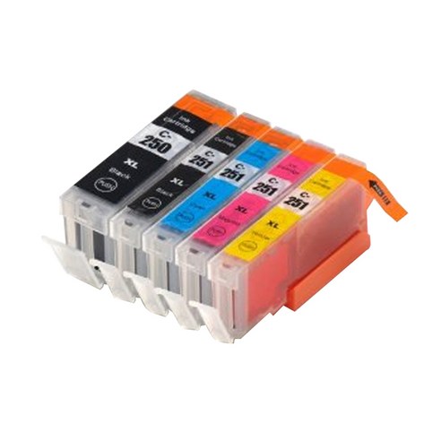훼이머스잉크 캐논 PGI-250XL CLI-251XL 호환잉크 대용량 PIXMA MX922, 캐논호환 BK(검정), 1개