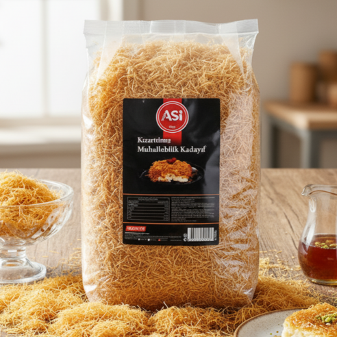 [당일발송] 구운 볶은 카다이프 터키 튀르키예 ASI 두쫀쿠 두바이초콜릿 재료, 2개, 250g