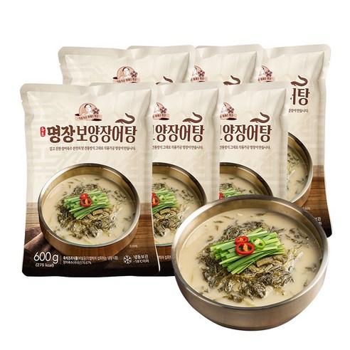 이가네식품 이재수명장 명인의 프리미엄 명장보양장어탕 600g, 6개, 600g