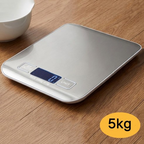 스위스윙거 주방용 디지털 전자저울 5kg 스테인리스 주방저울