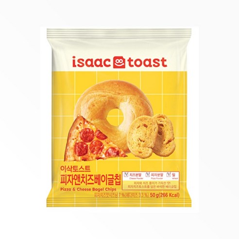 이삭토스트 피자앤치즈 베이글칩 50g x 12개, 12개, 50g