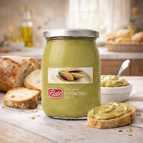 영국발송 600g 2병 피스티 시칠리안 피스타치오 크림 스프레드 Pisti Sicilian Pistachio Cream Spread