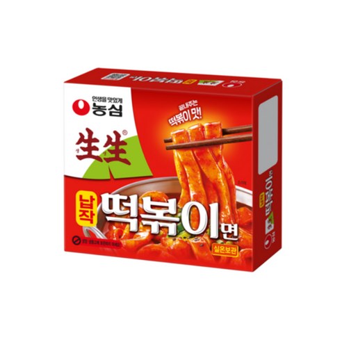 농심 생생 납작 떡볶이면