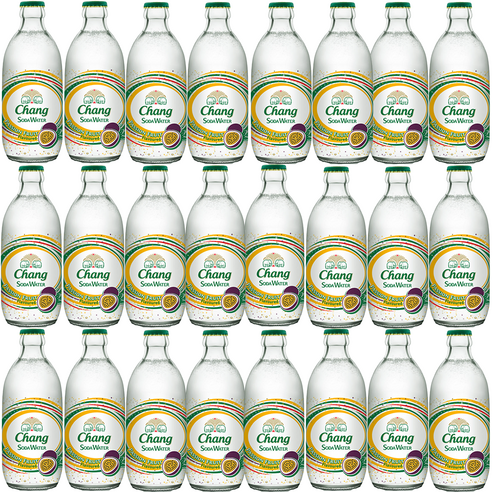 창소다 탄산수 패션후르츠향, 325ml, 24개