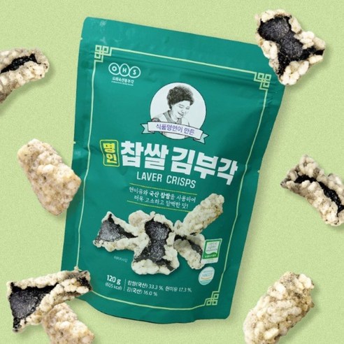 오희숙 명인 찹쌀 김부각 국내산재료